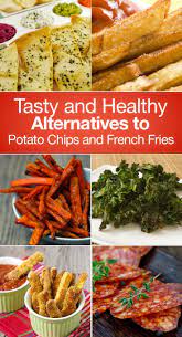 Tasty And Healthy Alternatives To Potato Chips And French Fries Healthy French Fries Healthy Healthy Chip Alternative