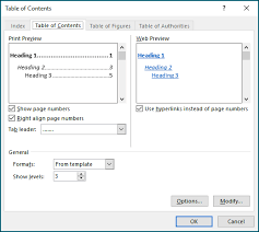 But here are some general guidelines: Format Or Customize A Table Of Contents Office Support