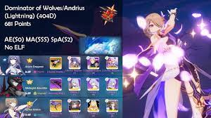 Honkai Impact 3 : EX Abyss RL (404D) : Andrius (Lightning) (681 Pts) :  AE(S0) MA(SSS) SpA(S2) - YouTube