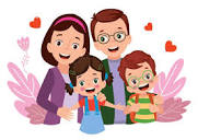 mother father and children happy family 15016692 Vector Art at ...