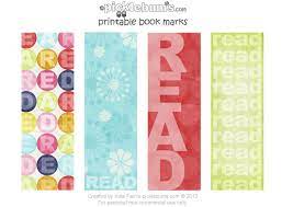 free printable bookmarks for book week