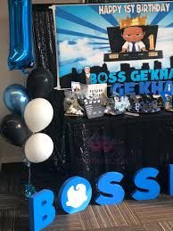 Black Boss Baby Party Decorations Boss Baby Birthday Party Ideas Baby Birthday Party Theme Baby Birthday Decorations Baby Birthday Party Boy