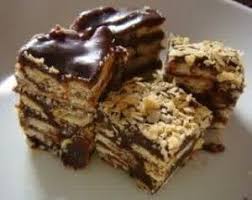 Resepi Kuih Batik Marie Coklat Memanggang Kue Makanan Coklat