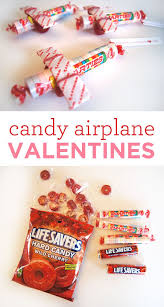 Candy Airplane Valentines Ampersand Design Studio Valentines School Valentines Diy Valentines