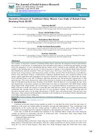 Traditional Malay House Research Papers Academia Edu