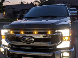 Im thinking the raptor grill can be modified to fit with a non raptor grill surround. Fits Xl Xlt 2020 2021 Super Duty Raptor Grill Light Xlt