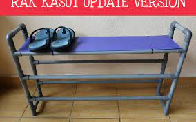 Mudah nak buat secara diy. Update Version Diy Pelapik Rak Kasut Dari Paip Pvc Mudah Sangat Hias My