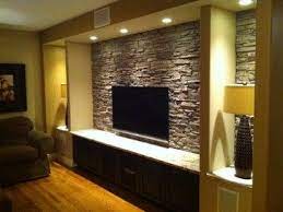 Stone Tv Wall Design Ideas Pictures Remodel And Decor Tv Wall Design Tv Room Design Wall Design