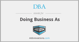Doing business as, or dba, is simply operating a business using a name that is different from the name of the business owner. Dba Doing Business As