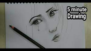 Anda ingin membuat bibir hampir selebar hidung bibir tengah harus sedikit menekuk. Tutorial Menggambar Wajah Sedih Tampa Contoh Sad Face Drawing For Beginner Youtube