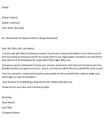 · letter introducing yourself to client. Sample Self Introduction Email To Client With Template Purshology