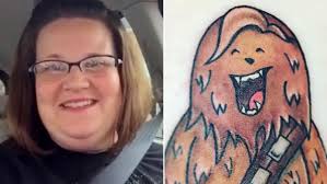 Mia wallace portrait tattoo on the right inner arm. Chewbacca Mom Gets A Wookiee Tattoo To Commemorate Her Viral Moment