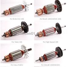 Black And Decker Angle Grinder Armature Armature Field Coil Gear Wheel Carbon Brush New Lanka Tools