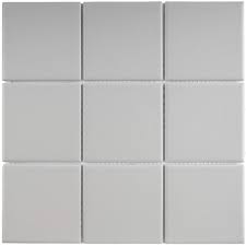 Maybe you would like to learn more about one of these? Bt Pm12 4 X 4 Square Light Grey Porcelain Matt Finish Floor Wall Tile Mosaic Tile 11 3 4 In X 11 3 4 In X 6mm Thickness 1 Sheet 0 97 Sqt 1 Box 11 Sheets Amazon Com