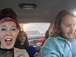 Downtown shenanigans with Reva Van Vleet! I believe in karma and I do it  anyway. Come for me, universe.