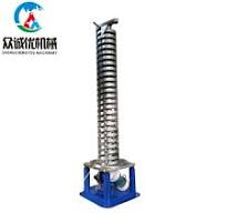 Cooling Vibrating Spiral Feeder Elevator Vertical Vibration Screw Conveyors  for Plastic Industrial
