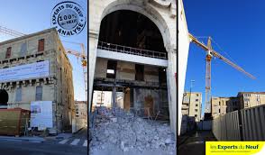 Immobilier Urbanisme Architecture Sete Le Chantier De La Residence Carre Singulier Avance Demolition Sur L Arriere Et Pre Urbanisme Immobilier Demolition