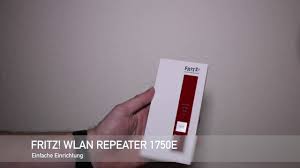 Fritz Wlan Repeater 1750e Einrichten Youtube