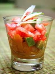 Tartare Tomates Et Avocats Salade Fraise Plats En Bocaux Salades En Bocal