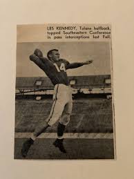 Les Kennedy Tulane Green Wave 1952 S&S Football Pictorial CO Panel