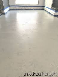 Polished Concrete How I Got My Slab Ready For Paint Uncookie Cutter Polished Concrete Concrete Floors Diy Concrete Stained Floors