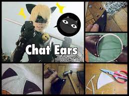Chat Noir Ears Tutorial Cosplay Diy Cat Noir Costume Ear Tutorial