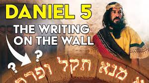 A presentiment or prediction of disaster. Daniel 5 The Writing On The Wall Youtube