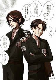 levi and hanji aot c kazehiki attack on titan levi attack on titan anime attack on titan