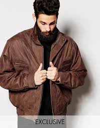 148 Reclaimed Vintage Oversized Leather Bomber Jacket Brown Leather Bomber Jacket Bomber Jacket Leather Bomber Jacket