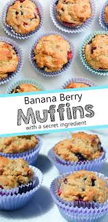 Banana Berry Oatmeal Muffins Recipe Berry Muffins Baby Food Recipes Cereal Recipes