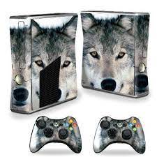 protective vinyl skin decal cover for microsoft xbox 360 s slim 2 controller skins sticker skins wolf 14 99 your 1 so xbox console xbox console accessories