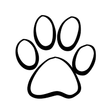 Clip Art Print Paw Outlinewildcat Clipart Clipart Kid Paw Print Clip Art Dog Paw Tattoo Dog Outline