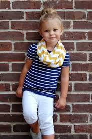 Capri pants are simply stitched and whimsically colored. 14 Super Cute Stylish Little Girls