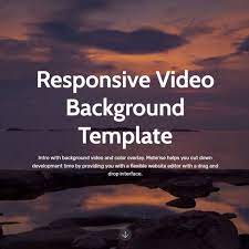 Responsive Bootstrap Video Background Template Free Download Bootstrap Template Background Templates Simple Website And as i've said earlier, titan is a fully free, responsive, html5 bootstrap video background template.