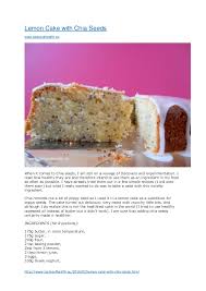 This guide to healthy baking swaps, like using applesauce in place of butter, will help prove that you have your cake and eat butter substitutes such as earth balance offer the benefits of butter in baking, with a healthier result. Lemon Cake With Chia Seeds