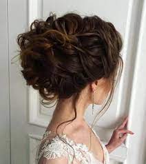 40 Chic Wedding Hair Updos For Elegant Brides Thick Hair Styles Hair Styles Vintage Wedding Hair