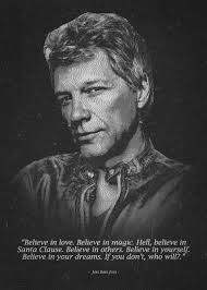 Discover and share jon bon jovi quotes. Bon Jovi Quotes Poster By Izmo Scribbles Displate