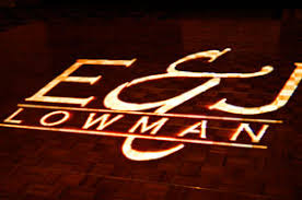 Monogram Lighting Design Gobos For Weddings