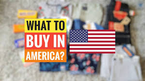 What to buy in USA? Shopping travel guide - YouTube
