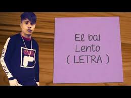 Daniel santacruz lento kizomba official video lyric music.mp3. Descargar El Bai Lento Letra Mp3 Gratis Genteflow