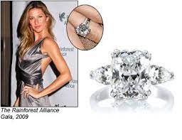 Celebrity Style Jewelry Gisele Bundchen Inspired Engagement Ring Celebrity Style Jewelry Celebrity Engagement Rings Wedding Rings