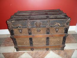 Antique chests & vintage storage trunks for sale. Solid Brass Fancy Camelback Trunk Corner Trunk Chest Steamer Antique 1800 1899 Antiques