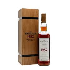 Macallan Fine Rare 1952 Single Malt Scotch Whisky 750ml Vintage Liquor