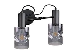 Greatstore Stenska svetilka 2xE27 INGER BLACK