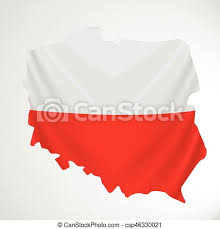 Download poland flag images and photos. Poland Flag In Form Of Map Republic Of Poland Polish National Flag Concept Vector Illustration Canstock