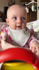 See translation:, “Hi everyone! It’s me, Belle. Today I turn 4 months old!  🎂🎉 I’ve been keeping Daddy (@_robjohnston) veeery busy lately (someone  has to be the# boss). That’s why he’s been a little ...