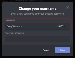 We are working on a simple login/registration form. How Do I Change My Username Discord