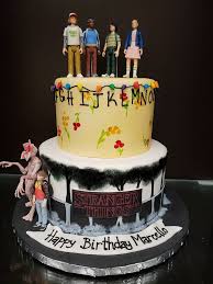Stranger Things Birthday Cake Character Cakes Stranger Things My Birthday Cake