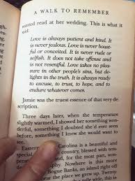 A Walk To Remember Love Is Patient Love Is Kind Walk To Remember A Walk To Remember Quotes Remember Quotes