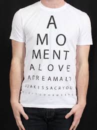 Eye Chart White Mens Tshirt By The Temper Trap